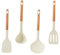 VINTORKY 1Juego Utensilios de Cocina de Silicona con Mango de Espátula y Cuchara para Cocinar Casa para Cocina Familiar y Profesional