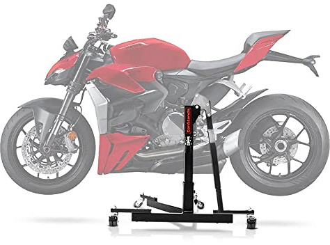 Zentralständer passend für Ducati Streetfighter V2 22-24 Motorradheber ConStands Power-Evo Schwarz NEW DPLKI1
