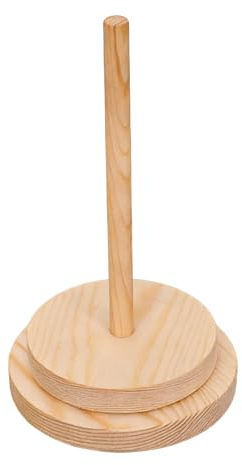 Garnhalter Aus Holz gefertigte drehbare Aufbewahrung