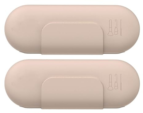 Porte-pinceaux maquillage silicone 2 Pièces Étui Souple Silicone Étanche et | Trousse de maquillage Pour filles école extérieur maison beauté hôtel cosmétiques crayons