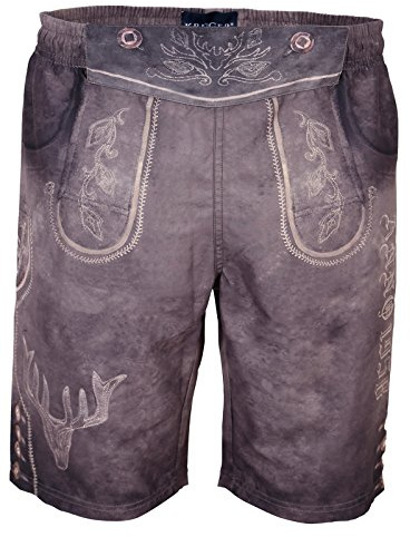 Krüger Herren Trachten Badehose kurz, Modell: Anno 1958, Knielang, Art.-Nr. 094683-0-0007,