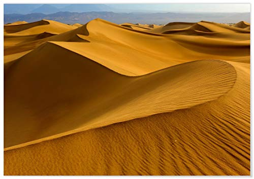 Panorama Poster Colorado Sand Dunes 100 x 70 cm - Gedruckt auf 250g-Papier - Nature Wanbilder - Papierplakat Wohnzimmer