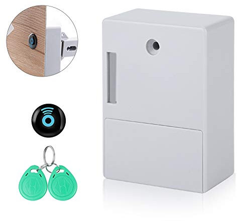 RFID Schubladenschloss, Digitale Porenfreie Elektrische Schubladenschloss für Küche, Schreibtisch, Schrank