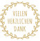 Super Idee 90 kleine runde Aufkleber Vielen Herzlichen Dank 4cm Durchmesser Selbstklebende Sticker für Hochzeit Taufe Kommunion Geburtstag Gastgeschenke give-Away Deko Feste Geschenke Präsente