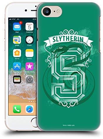 Head Case Designs Offizielle Harry Potter Slytherin 2 Deathly Hallows XVIII Harte Rueckseiten Handyhülle Hülle Huelle kompatibel mit Apple iPhone 7/8 / SE 2020 & 2022