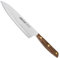 Arcos Chefmesser aus Edelstahl - Professionelles Küchenmesser zum Kochen, Griff aus 100% natürlichem Ovengkol-Holz FSC, Klinge 210 mm - Braun, Serie Nordika