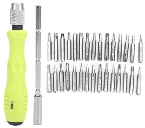 Schraubendreher-Bit-Set, 32-in-1-Multifunktions-Schraubendreher-Set Handwerkzeug, Reparaturwerkzeug-Kit mit Aufbewahrungsbox, für Telefone, Fernseher, Telefone, Brillen, VCDs, DVD-Player, CDs usw.