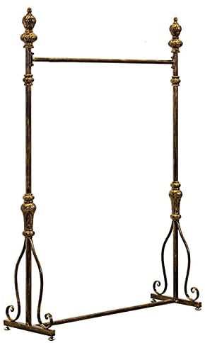 LM-Coat rack XINGLL Garderobenständer Garderobe Kleiderständer, Vintage Bronze Freistehendes Regal, Kleiderhut Handtasche Aufbewahrungsbügel Für Flur Schlafzimmer Flur, Industrielle Garderobe