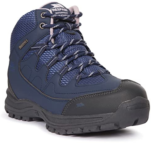 Trespass Womens Mitzi Mid Rise Waterproof Walking Boots - Navy - 7 UK