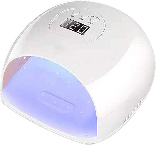 NCRD Lampada for unghie for lucidatura gel, 72W 36 LED for unghie professionale for unghie UV Lampada for unghie LED con 3 timer, utensili for unghie professionali con sensore automatico, display LCD,