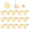 UNICRAFTALE 40 Stk Gold Ohrstecker DIY Flache Runde Ohrstecker Edelstahl DIY Ohrringe Zubehör Metall Ohrstecker 1.4mm Loch Ohrringe Selber Machen Set Für Damen Ohrringe schmuckherstellung