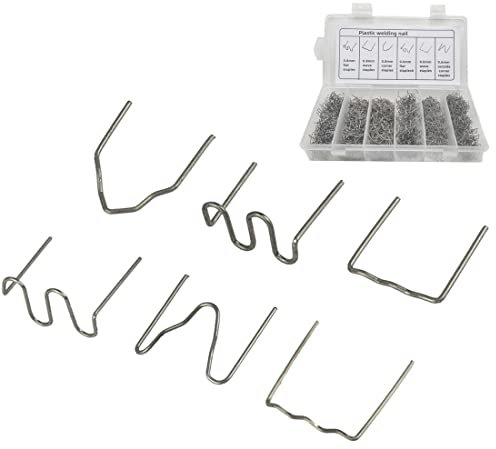 Kunststoff Schweißgerät Sayago 1200PCS Heiße Heftklammern Edelstahl Hot Staples Welder Staple Schweißen Heiße Heftklammern Auto Stoßstange Heißhefter für Auto Kunststoff Schweißen Reparatur (1200)
