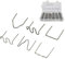 Kunststoff Schweißgerät Sayago 1200PCS Heiße Heftklammern Edelstahl Hot Staples Welder Staple Schweißen Heiße Heftklammern Auto Stoßstange Heißhefter für Auto Kunststoff Schweißen Reparatur (1200)
