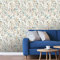 Tapete Gras Taupe Grün Vliestapete Klebefolie Möbel Leicht Abzuziehen Selbstklebende Tapete Schlafzimmer Küchenrückwand Tapete Selbstklebend for Living Room 45x300cm/1 Pcs