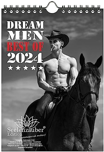 Sexy Dream Men für 2024 DIN A5 Kalender Erotik Männer Mann - Seelenzauber
