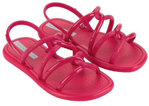 Ipanema MEU Sol Kinder-Sandalen, flach, für Mädchen, Av568 Dunkelrosa, Grün, 34/35 EU