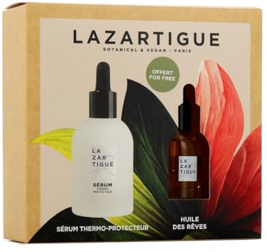 Lazartigue Serum d'Exception Thermoprotektor, 50 ml + Öl der Träume, trockenes Öl nährend, 10 ml