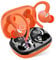 Bluetooth Kopfhörer Sport, in Ear Kopfhörer Kabellos Bluetooth 5.3 mit HD Mic, Herausragender Sound, 40 Std Spielzeit, Comfort Fit, Dual LED-Anzeige, IP7 Wasserdicht Ohrhörer mit Ohrhaken, Orange