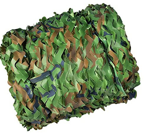 OUdini Woodland-Tarnnetz, 20 X 20 M, Tarnnetz, Rolle, Sonnenschutznetze Für Camping, Verstecken, Starten, Jagd