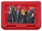 Spreadshirt Naruto Shippuden Design Mit Akatsuki-Organisation Brotdose Lunchbox, One size, Rot
