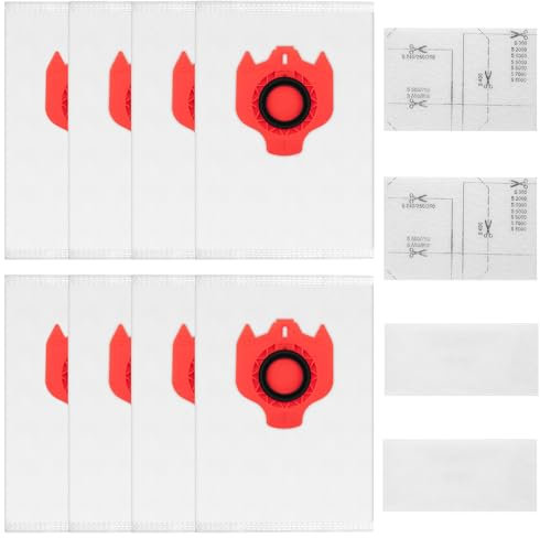 8 Packung FJM staubsaugerbeutel für Staubsauger Compact C1, Compact C2, Complete C1, S241, S290, S300i, S500, S700, S4, S6,S4000 and S6000 Series