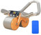 Bauchroller Automatische Rebound Bauchrad Für Bauchmuskeltraining, 2-in-1 Plank Bauchmuskeltrainer für Core Trainer, Bauchrolle mit Ellenbogenstütze, Bauchtrainer für Zuhause Mit Stabilen Doppelrädern