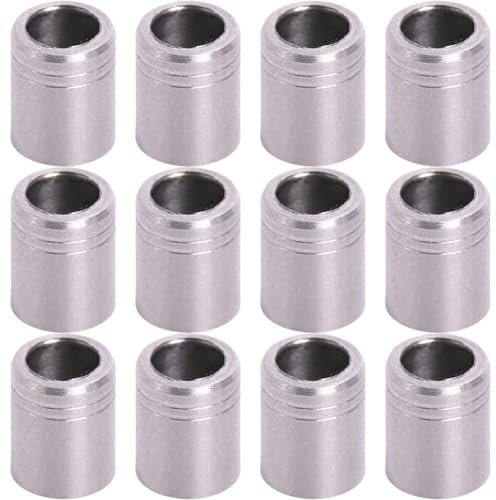 Muteitt 12 Stück Edelstahl-bogenschießen-einsätze, Explosionsgeschützter Ring Für Den Id 4,2 Mm Pfeilschaft-schutzring, Pfeil-Adapter Für Bogenschießen-Punkte