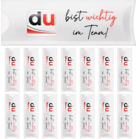 Namalu 15 Stück Du Bist Wichtig im Team Geschenk Kompatibel mit Duplo Schokolade Schokoriegel Hülle Filz Weihnachten Dankeschön Geschenk für Mitarbeiter Kollegen, ohne Schokolade(Weiß,Einfach)