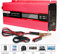Inversor de corriente para automóvil de 1500 W/2000 W, convertidor de onda sinusoidal modificada de CC 12 V/24 V a CA 110 V/220 V con pantalla LCD, con adaptador de corriente para automóvil, 1500 W-
