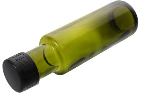 Mikinona Mini Bouteille D'huile D'olive En Verre De 100 Ml Avec Couvercle Hermétique Récipient Pour Et Les Voyages