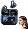 M100 Clip On Ear Headphones, Clip-on Earbuds, Open Ear Earbud Wireless Bluetooth 5.4, Smart Touchscreen Bluetooth Earbuds, Lightweight Open Ear Headphones, Adaptive Noise Cancelling Calls (Black)