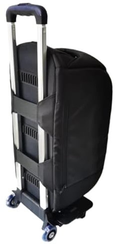 GIYXHU Kameratasche Kameratasche, Umhängetasche, Multifunktions-Kameratasche, Fotografie-Rucksack, professioneller tragbarer Trolley(Black Trolley Bag)