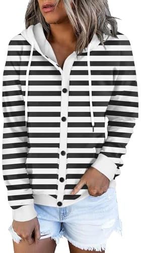 SCBFDI Motorrad Kleidung Damen, Hoodie mit Reißverschluss Damen Sweatjacke Kapuze Kuschel Sun Sommer Jacken für Sweatshirt Jacke Schwarz M