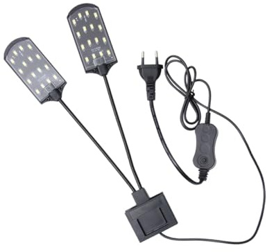 GALPADA Luz LED para Acuario con Clip Alta Penetración y Energético Iluminación Práctica para Peceras Pequeñas y de Colores de Peces y Corales