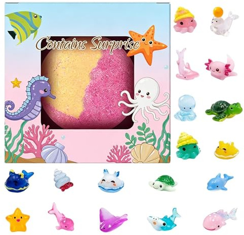 Bombe Da Bagno Frizzanti Calze della Befana Colorate Effervescenti con