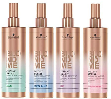 Schwarzkopf Professional BlondMe Instant Blush Erdbeer, 1er Pack (1 x 250 ml) Erdbeere