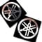 MT10 Tracer R1 R6 Stimmgabeln Silber Chrom Motorrad Abziehbilder Grafiken Aufkleber X 2