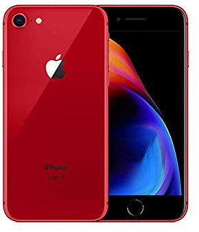 Apple iPhone 8, 256GB, Red (Renewed)