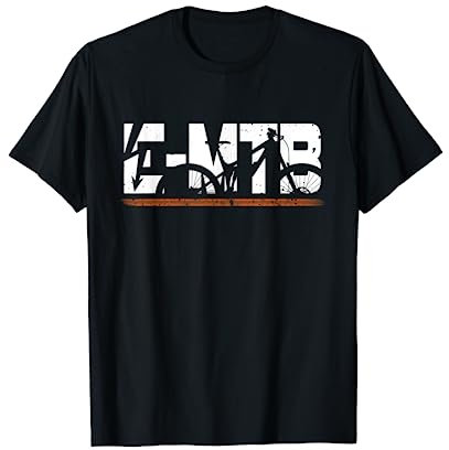 E-Bike E-Bike E-MTB Elektrofahrrad MTB Elektrofahrrad T-Shirt