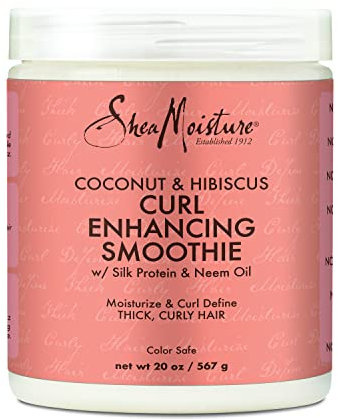 SHEA MOISTURE Coconut and Hibiscus Curl Enhancing Smoothie for Women 20 oz Cream
