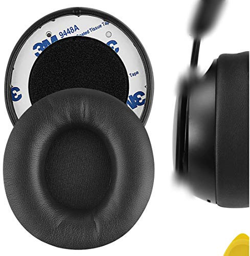 Geekria QuickFit Ersatz-Ohrpolster, kompatibel mit Beats Solo Pro (A1881) Kopfhörern (nicht kompatibel mit anderen Kopfhörer-Modellen), Reparaturteile (schwarz)