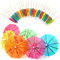 Cocktail Dekoration,Papier Getränk Sonnenschirme 50Pcs 10cm Getränk Sonnenschirme für Bar Deko Cocktailzubehör Trinkfrüchte Essen Wein Party,Muticolors