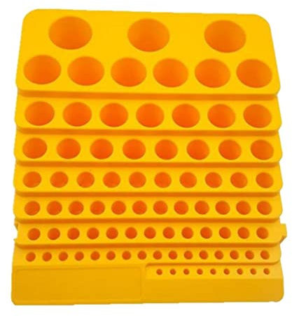 MagiDeal Étui de Rangement Universel pour Organisateur de Forets, Porte-Outils Rotatif 84/80 Trous