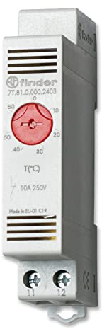 TERMOSTATO, NC, 0 DEG A 60 DEG, 250V, Termostati dell'armadio, Qty.1 | 7T.81.0.000.2403