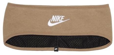 Nike Club Fleece Stirnband Unisex in der Farbe dk Driftwood/Black/White, Größe: ONE Size, N.100.2603.274.OS