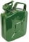Noryb 5L Green Metal Jerry Can Fuel Petrol Diesel Oil Containers Canister Army 4x4