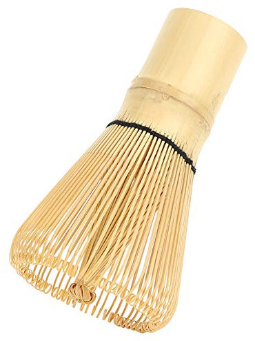 Goshyda Fouet à thé Matcha en Bambou, 120 dents, 10,5 cm x 6 cm x 3 cm, Beige, Japonais, Traditionnel