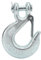 EVGATSAUTO Crochet de Treuil, Crochets de Chape de Remorque de Treuil de 3/8 Po Ouverture Large de 1 Po de 18 000 LB avec Loquet de Sécurité Crochet Coulissant Crochet de Grue