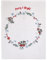 Disney Mickey and Minnie Mouse Weihnachtskranz Merry and Bright, superweich, Weiß, Rot und Grün