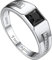 Suplight Herren Damen Ring Silber 925 mit Kristall 14K Weißgold Solitärring Spannrings Cubic Zirkonia Ring Schwarz Personalisierter Verlobungsring Eternityringe mit Gravur 62
